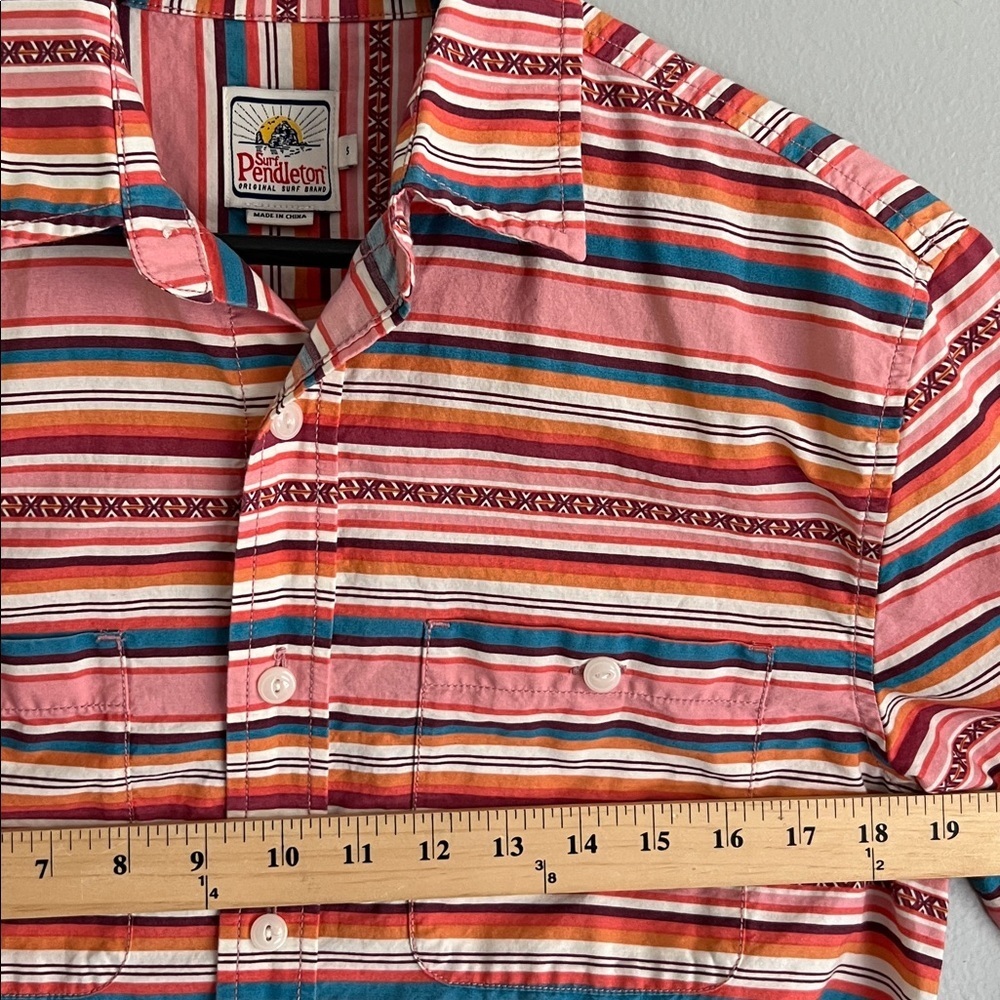 Pendleton Surf Multicolor Striped Beach Long Slee… - image 9
